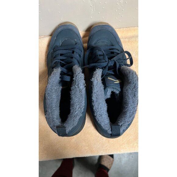 Azooken Blue Winter Trekking Snow Hiking Sport Faux Fur Boots Mens sz45 main image 11